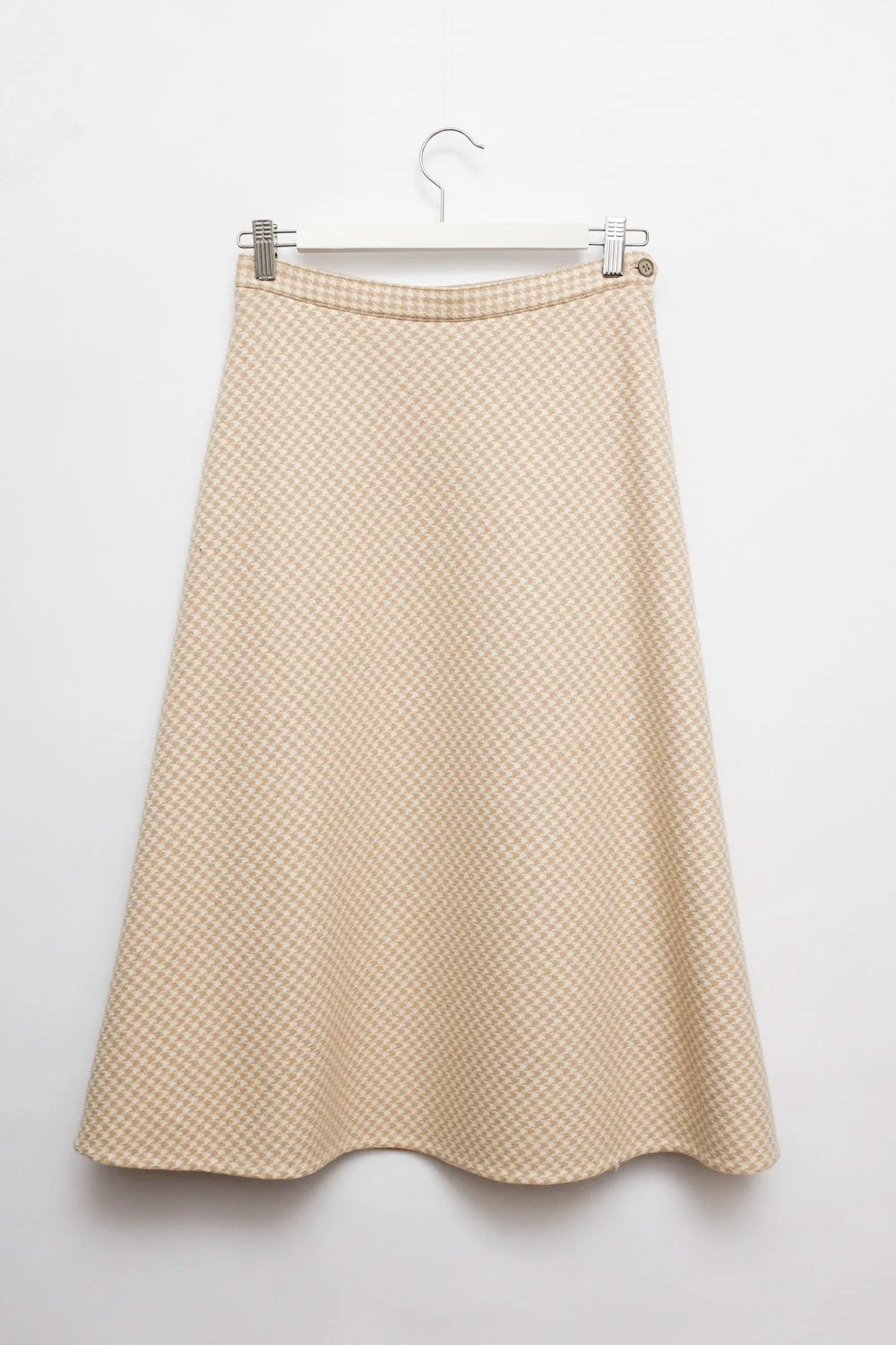 0018_VINTAGE VICHY WOOL SKIRT