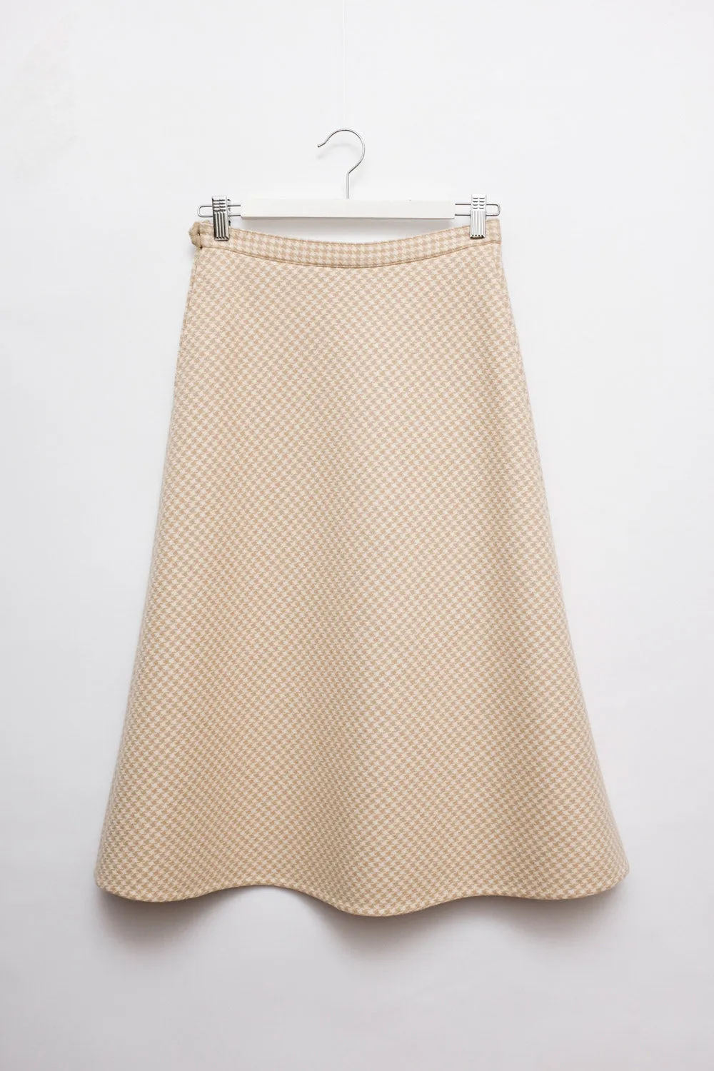 0018_VINTAGE VICHY WOOL SKIRT