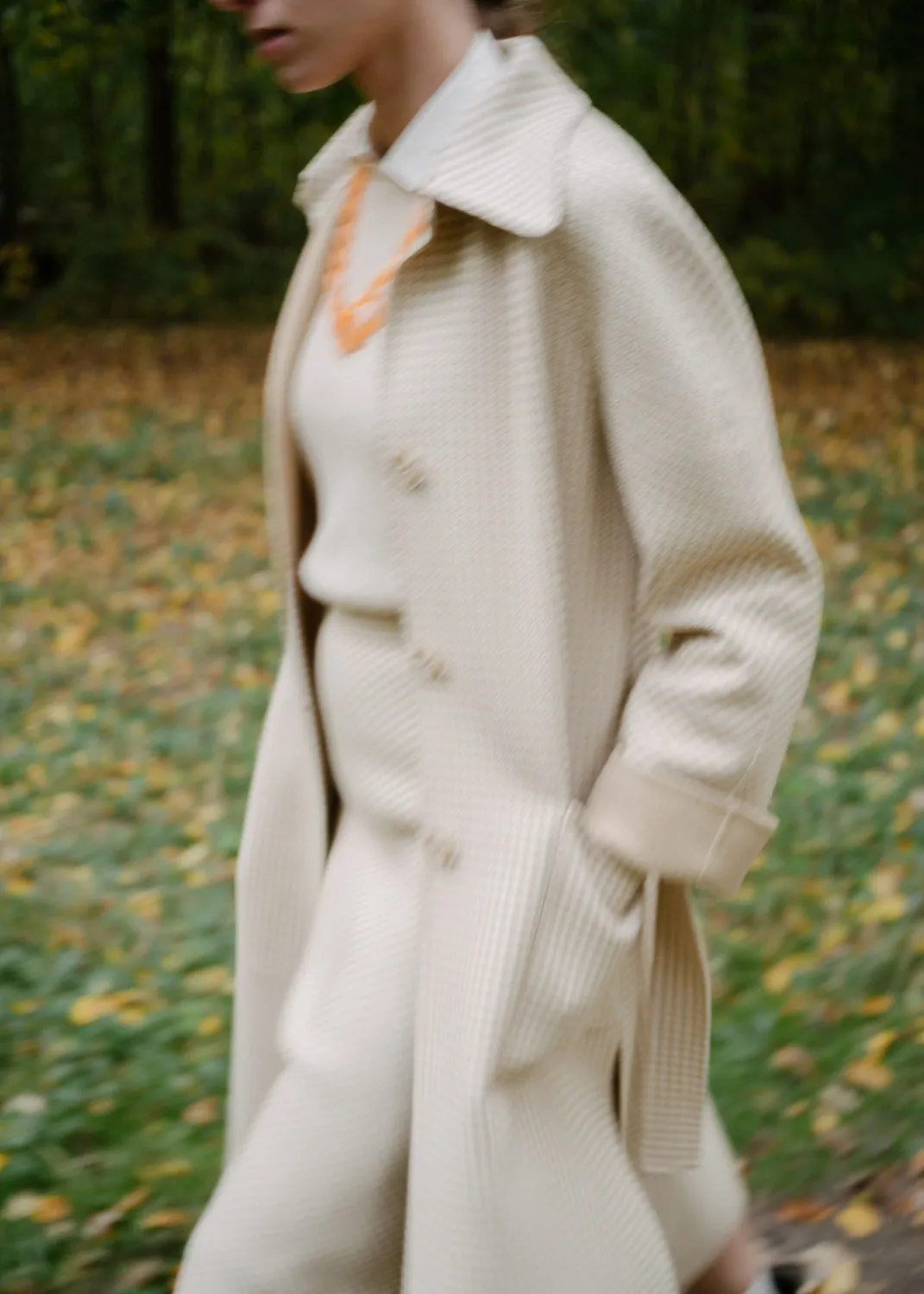0018_VINTAGE VICHY WOOL SKIRT