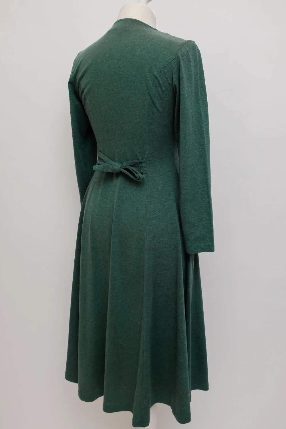 0055_GREEN SWING LONG VINTAGE DRESS