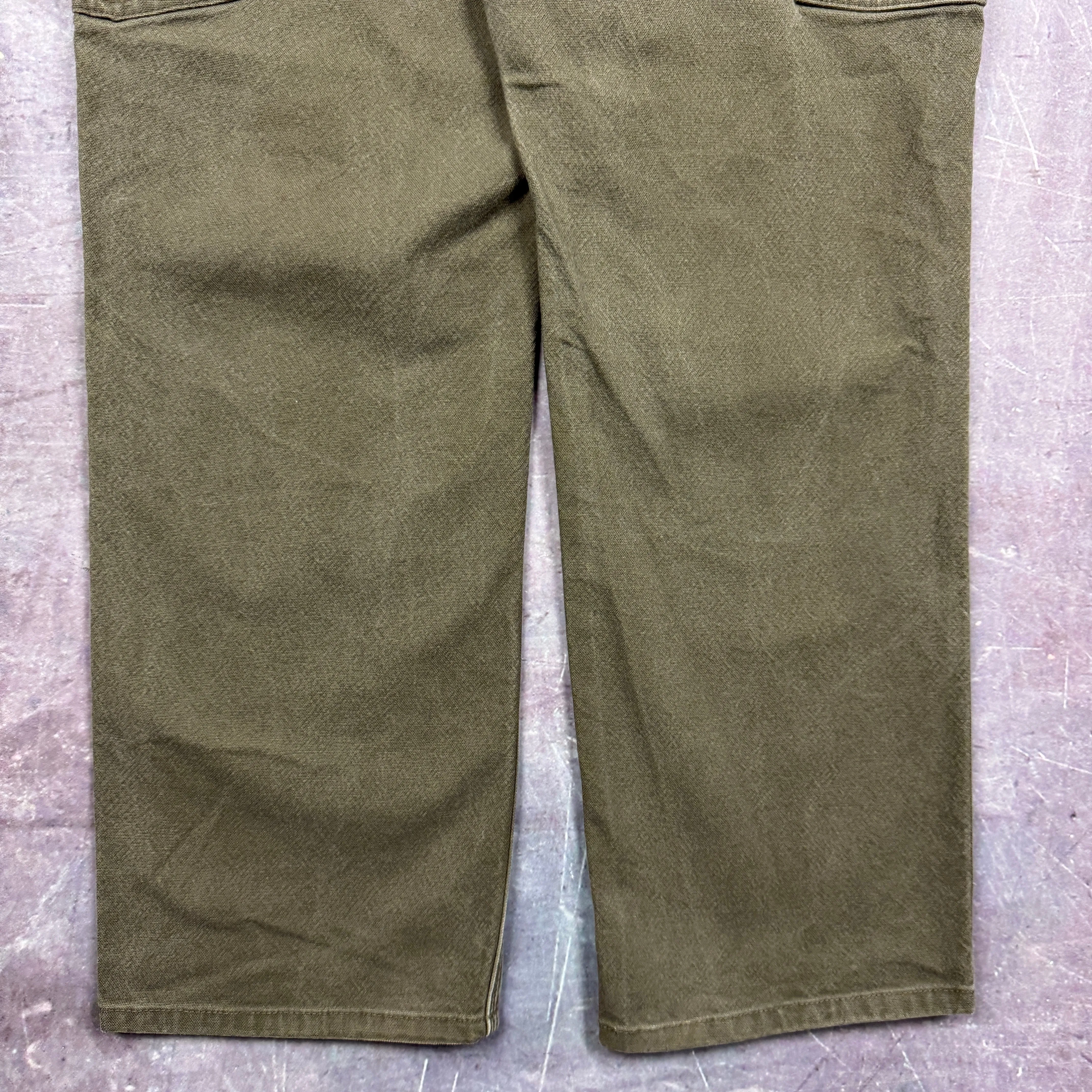 00s Brown Carhartt Carpenter Work Pants 33x29.5 2468