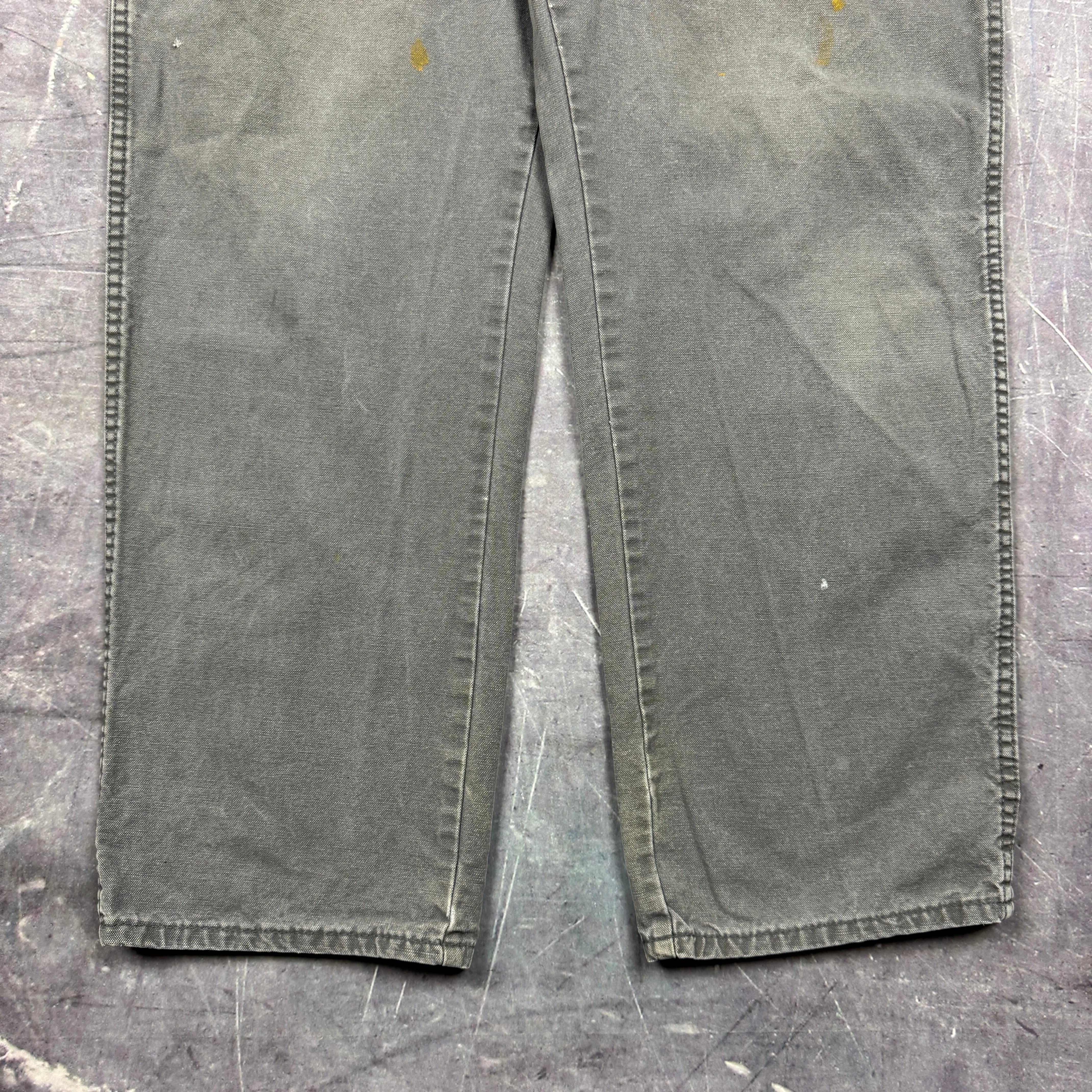 00s Gray Dickies Carpenter Work Pants 37x30 0476