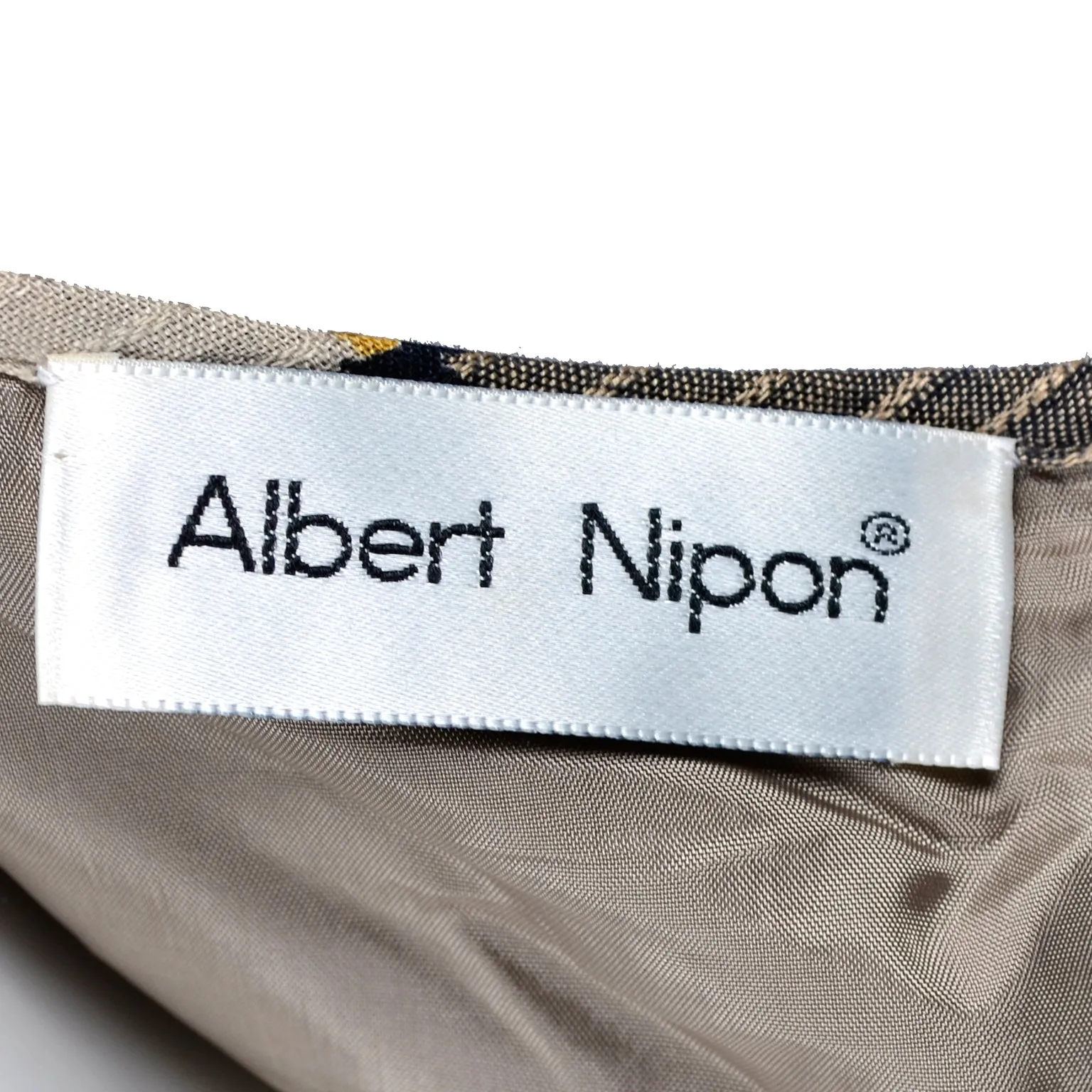 1970s Albert Nipon Vintage Halter Dress in Floral Linen Blend