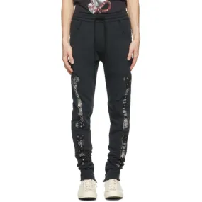 Alchemist Black Burnout Rider Lounge Pants