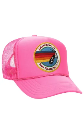 AVIATOR NATION SAN FRANCISCO TRUCKER HAT