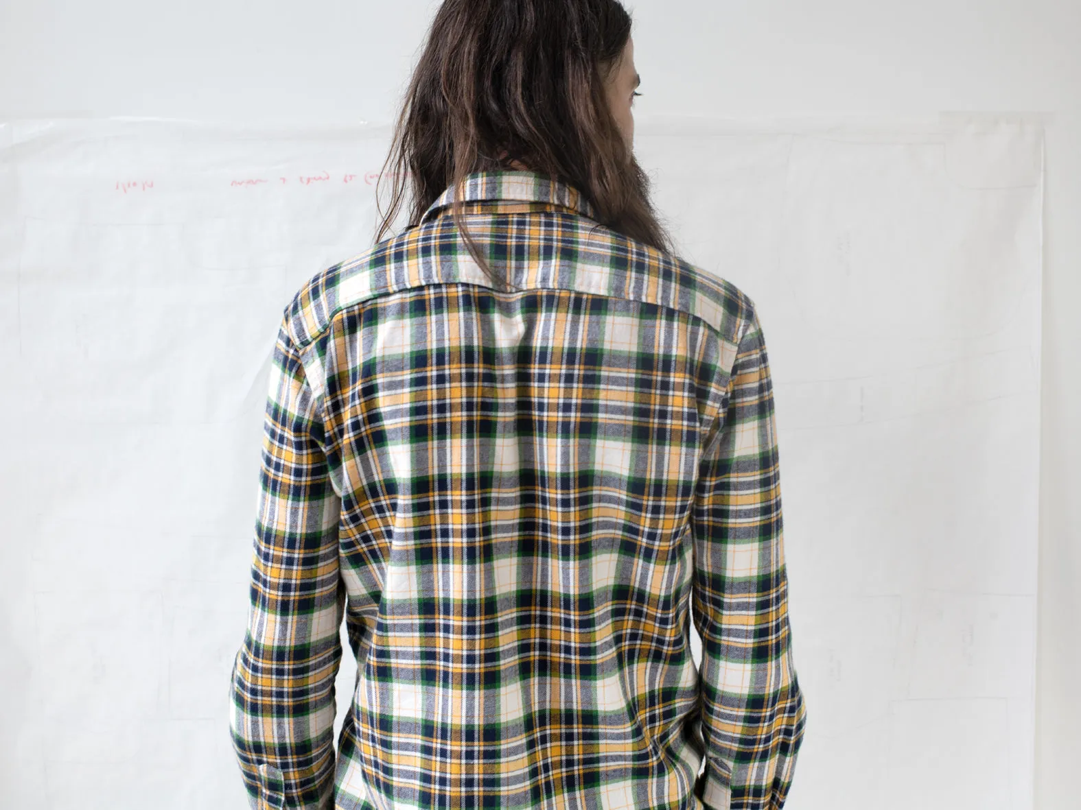 AXEMAN. GOLD CHECK FLANNY.