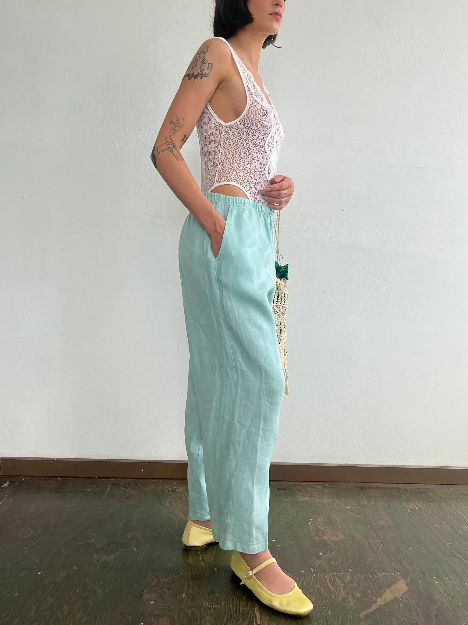 Blue Sky Linen Pants (M)