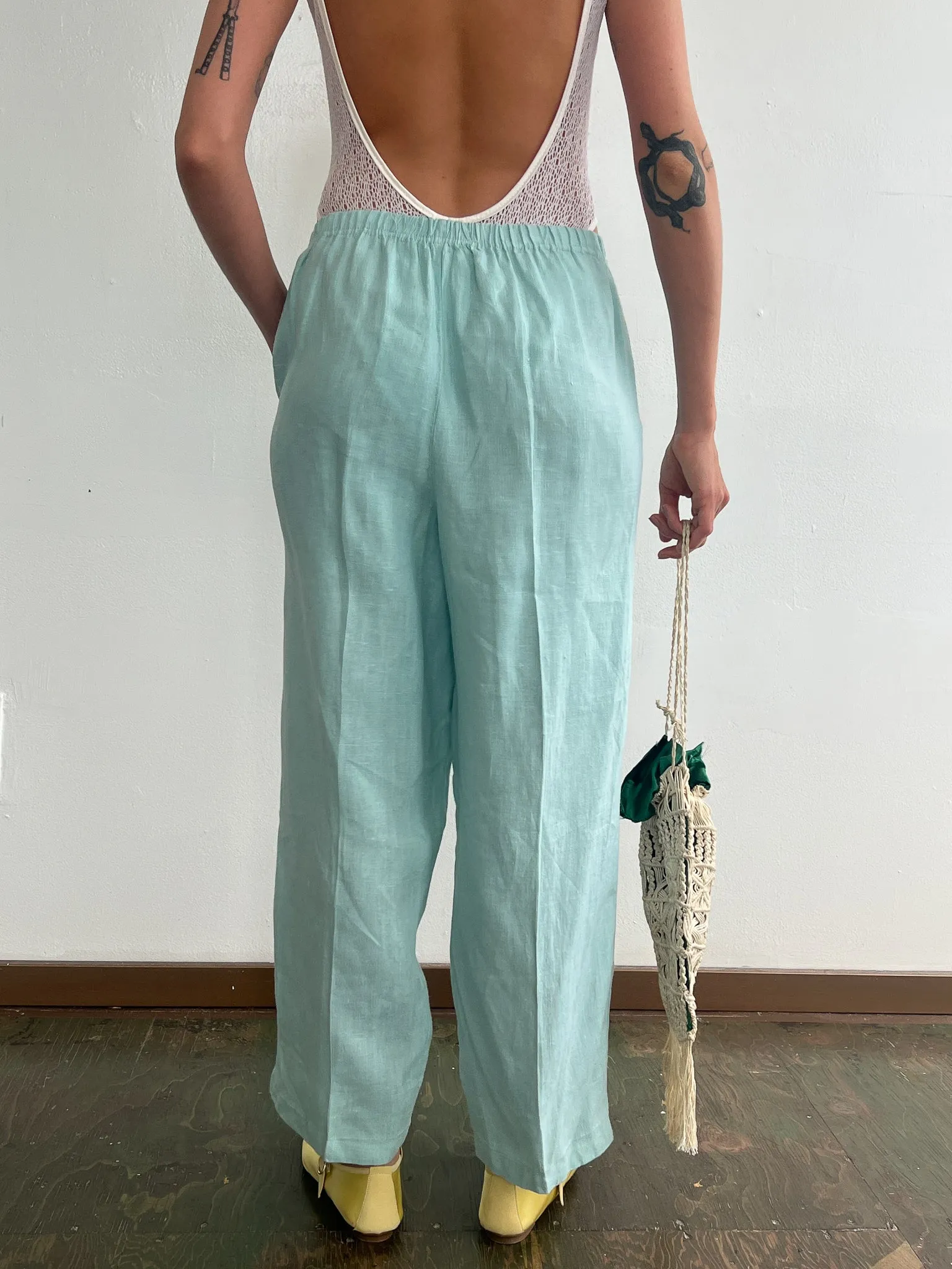 Blue Sky Linen Pants (M)