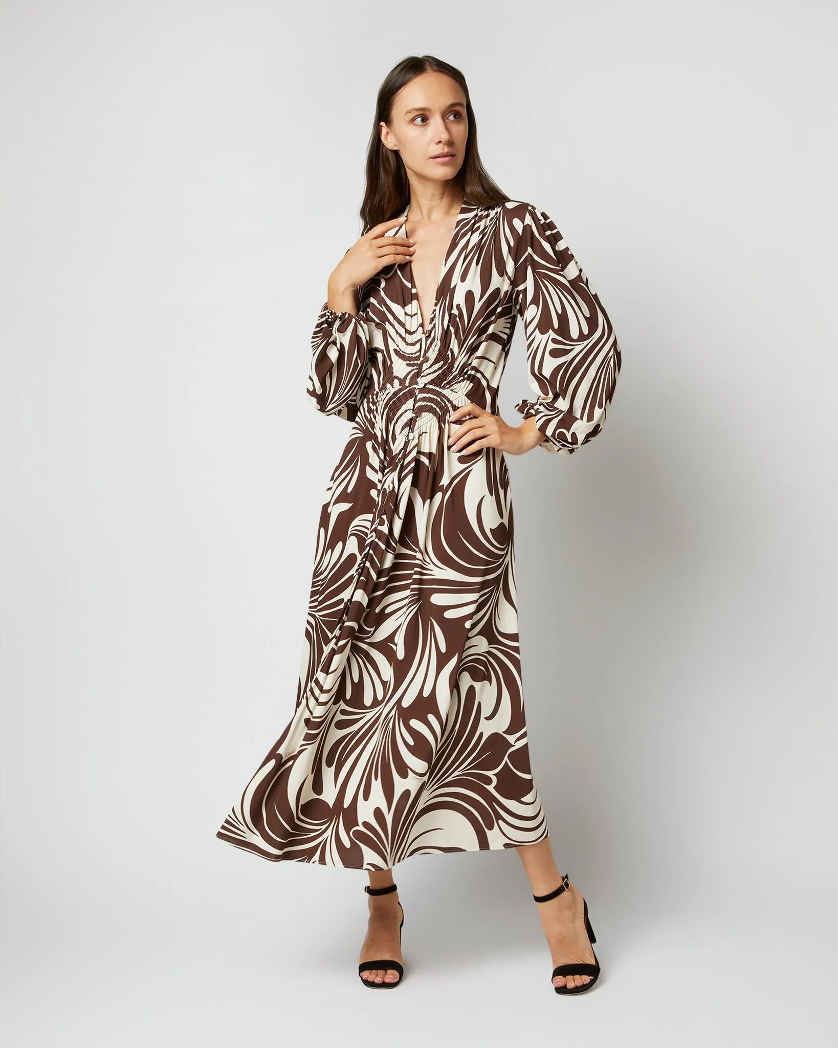 Camerino Dress in Watermarble Jersey
