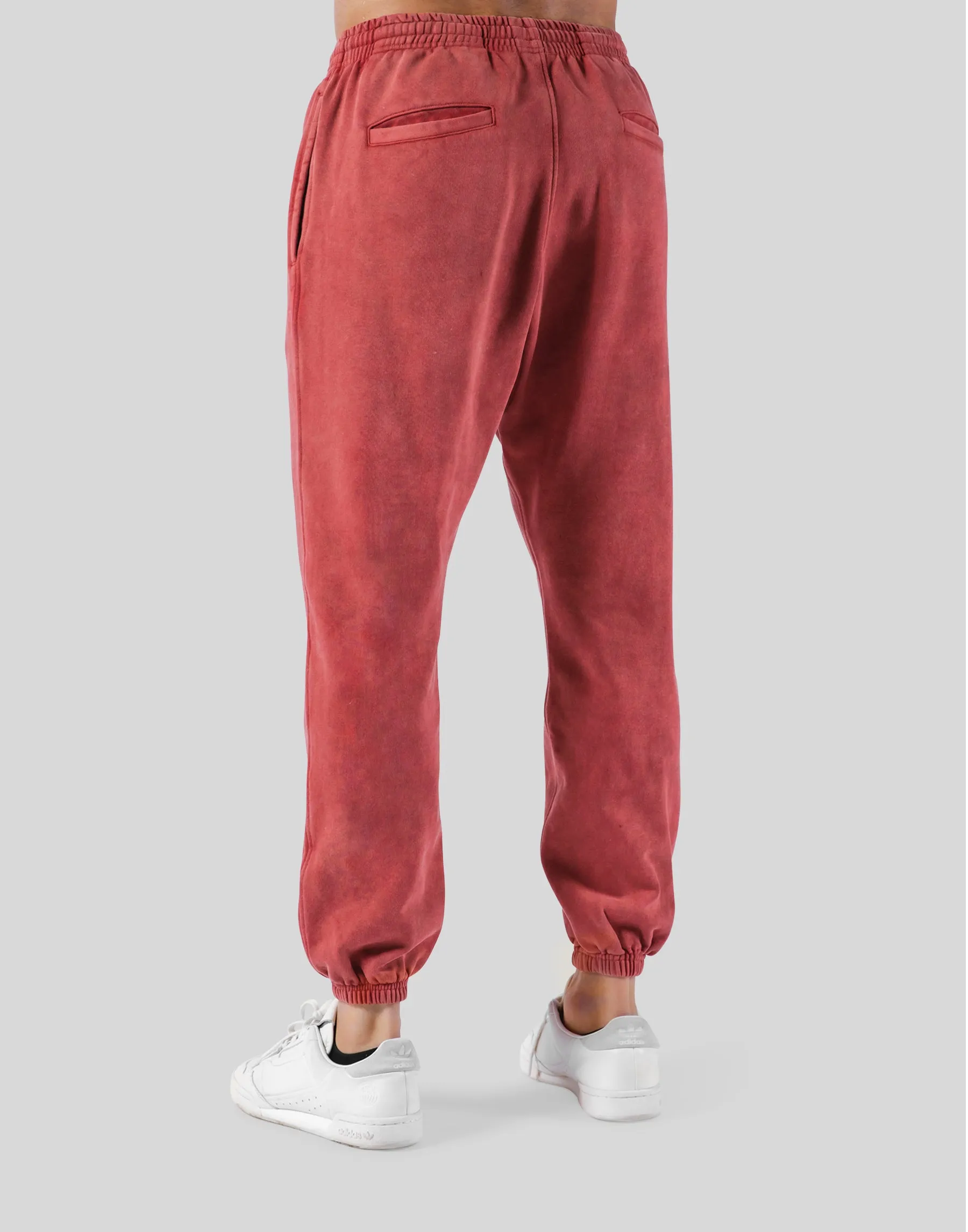 College Logo Vintage Sweat Pants - Red