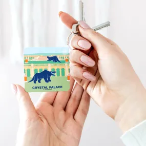 Crystal Palace Dinosaurs - Crystal Palace Ruins Retro Keyring
