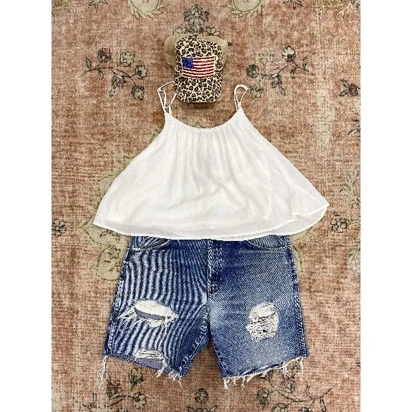Custom Vintage Denim Shorts