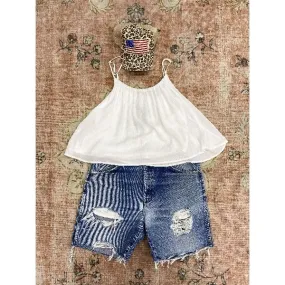 Custom Vintage Denim Shorts