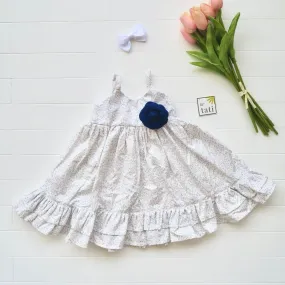 Dahlia Dress in Baby's Breath Print