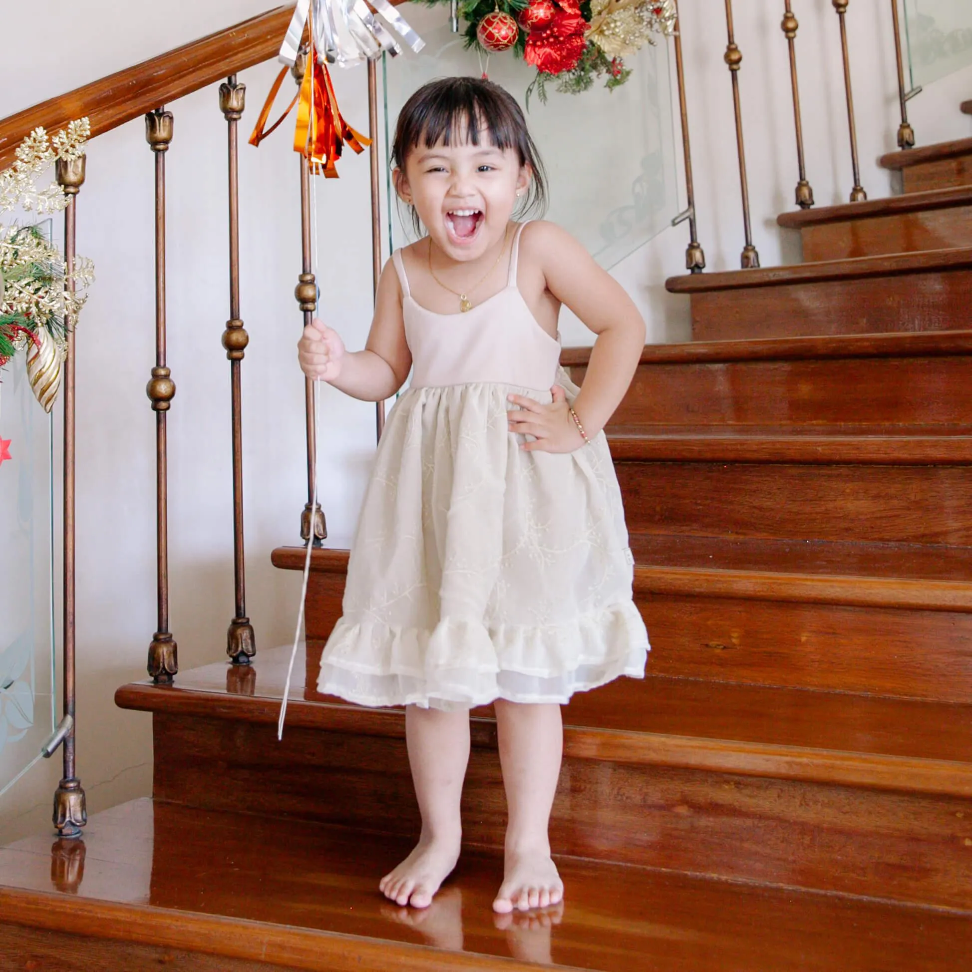 Dahlia Dress in Baby's Breath Print