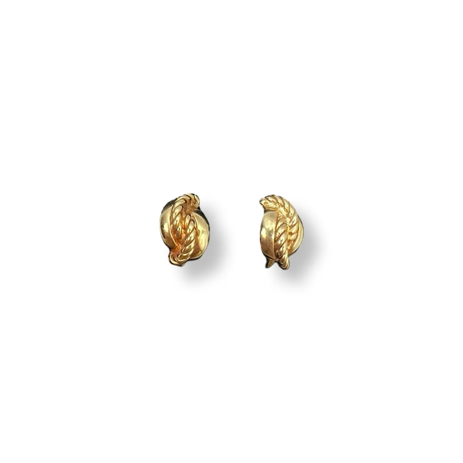 Dior Vintage Knot Twist Earrings