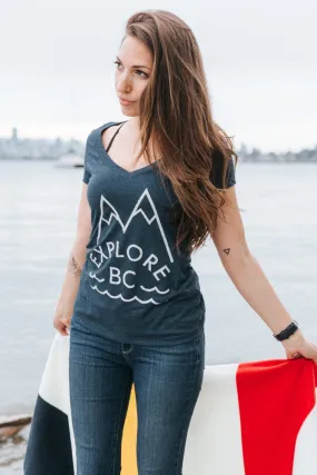 Explore BC V-neck T-shirt (Womens)