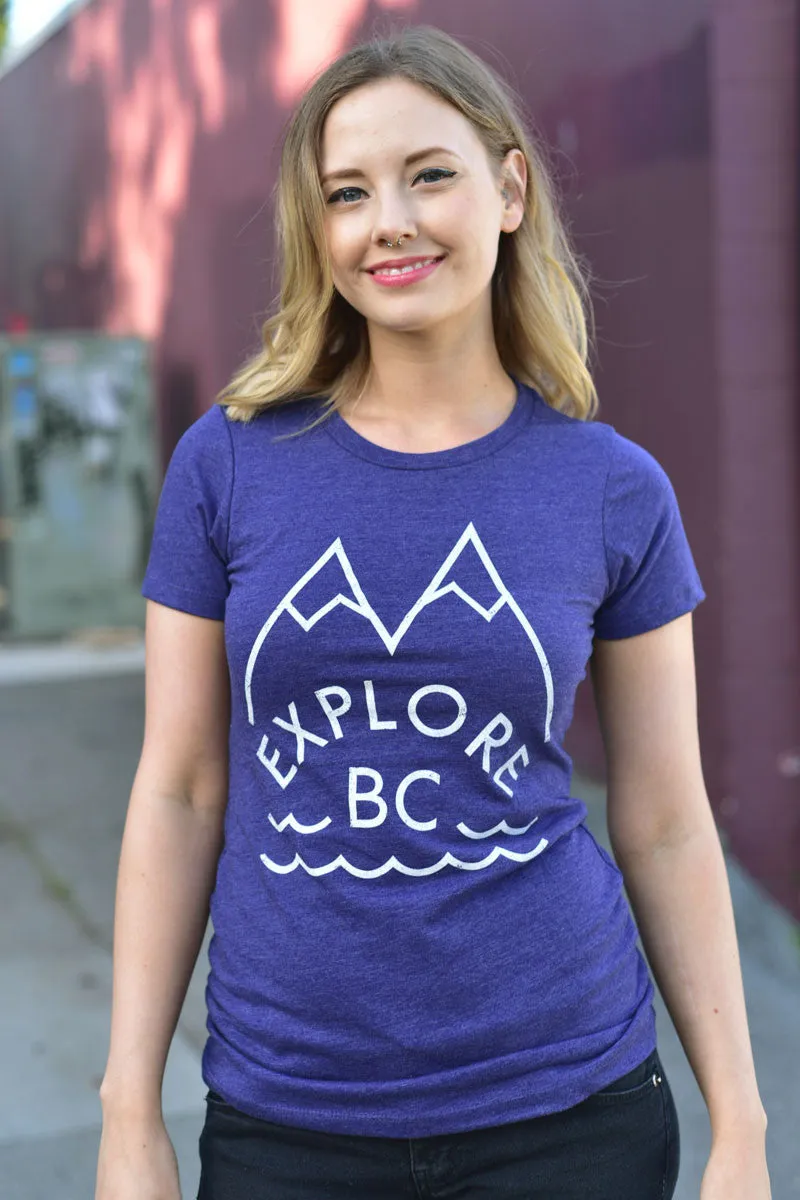Explore BC V-neck T-shirt (Womens)