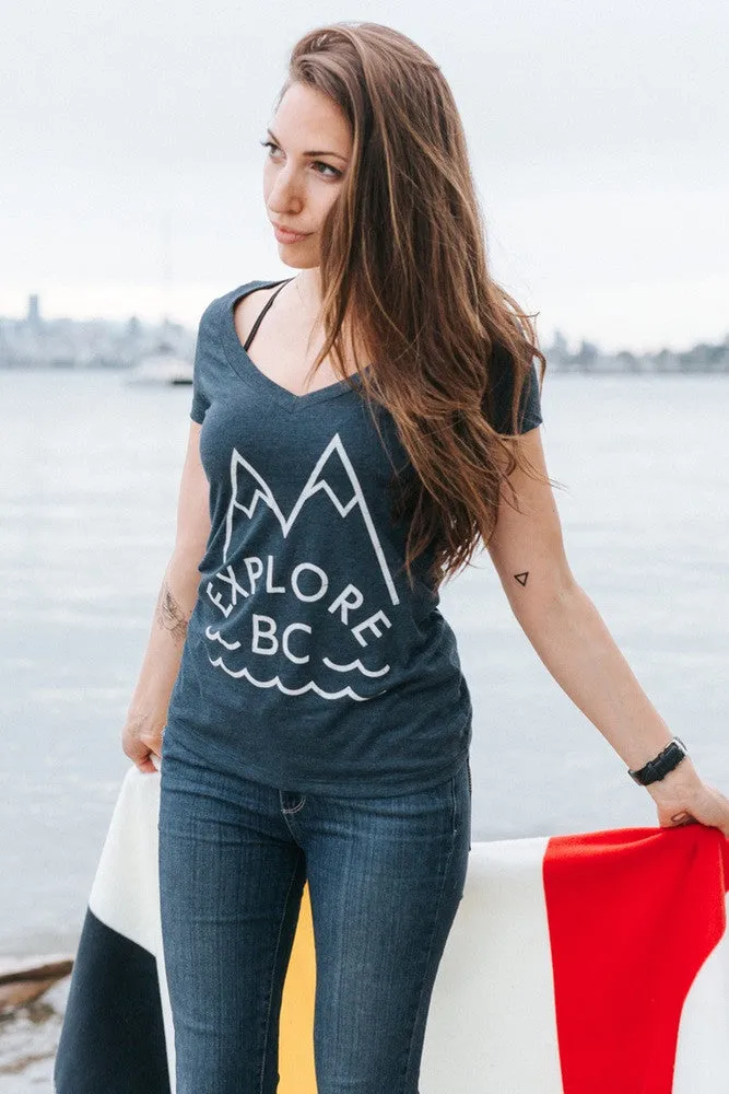 Explore BC V-neck T-shirt (Womens)