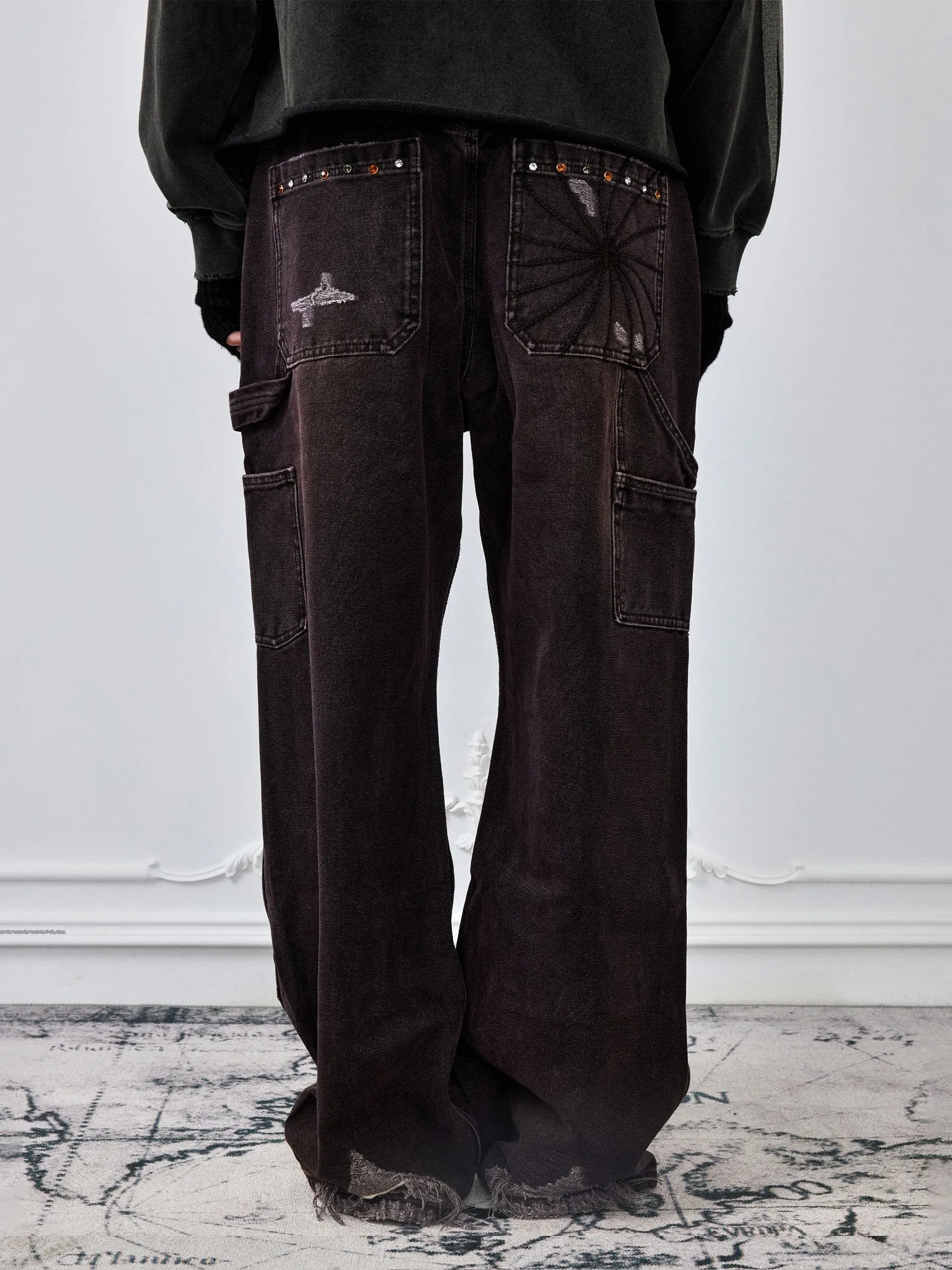 Faded Cargo Pants [Large]