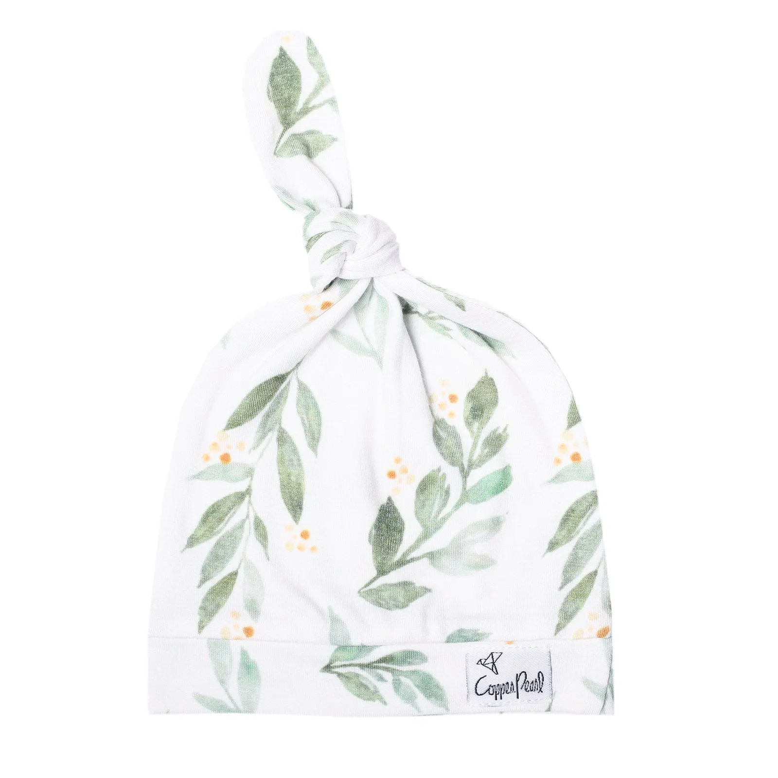 Fern Newborn Top Knot Hat