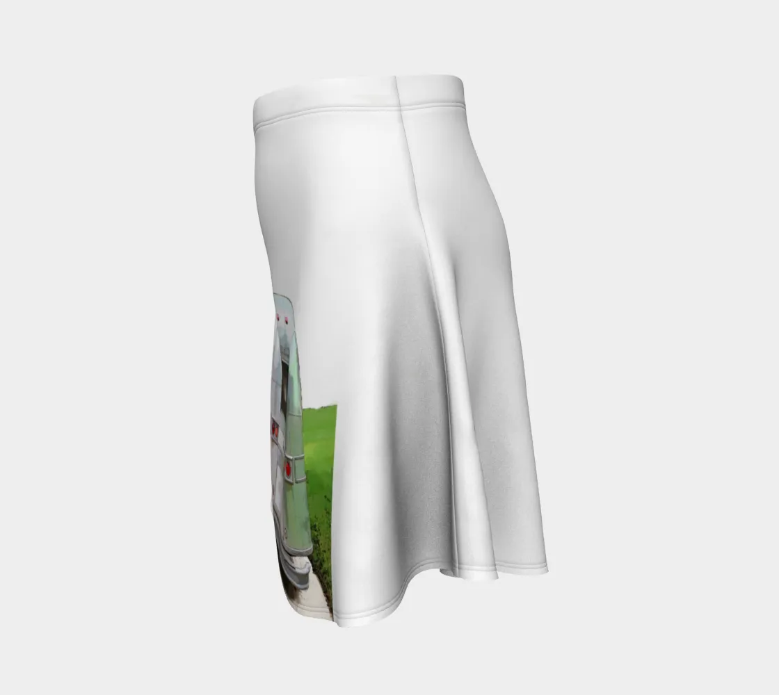 Flair skirt - vintage Airstream white