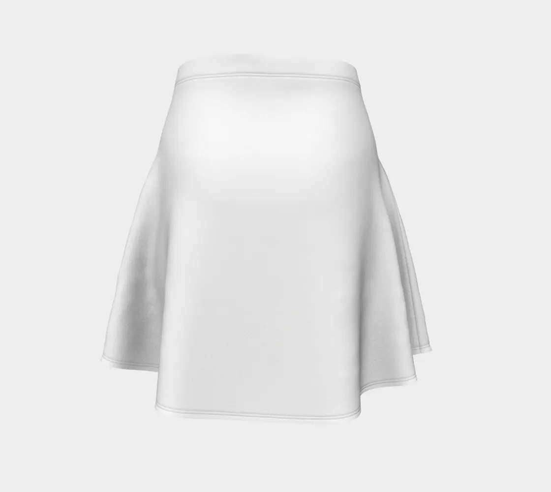 Flair skirt - vintage Airstream white