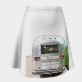 Flair skirt - vintage Airstream white