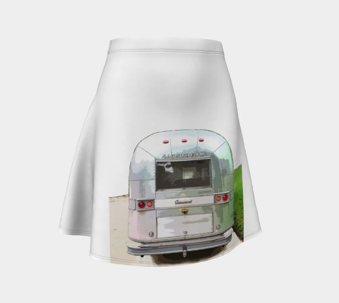 Flair skirt - vintage Airstream white