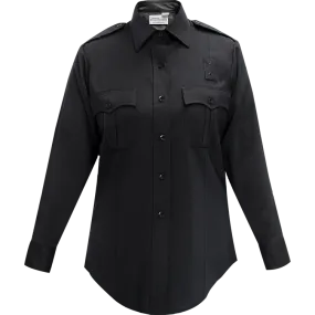 Flying Cross Justice Women's Long Sleeve Shirt - LAPD Navy