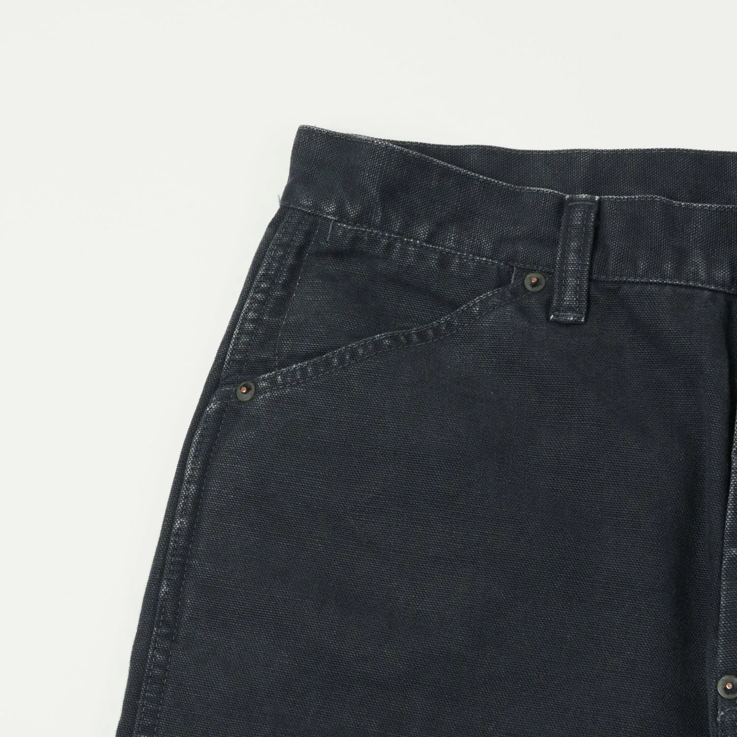 Optimized English title with modifiers: Black Full Count 1129-5 Heavy Oxford Work Pants - Sulfur Dye, Durable and Sturdy