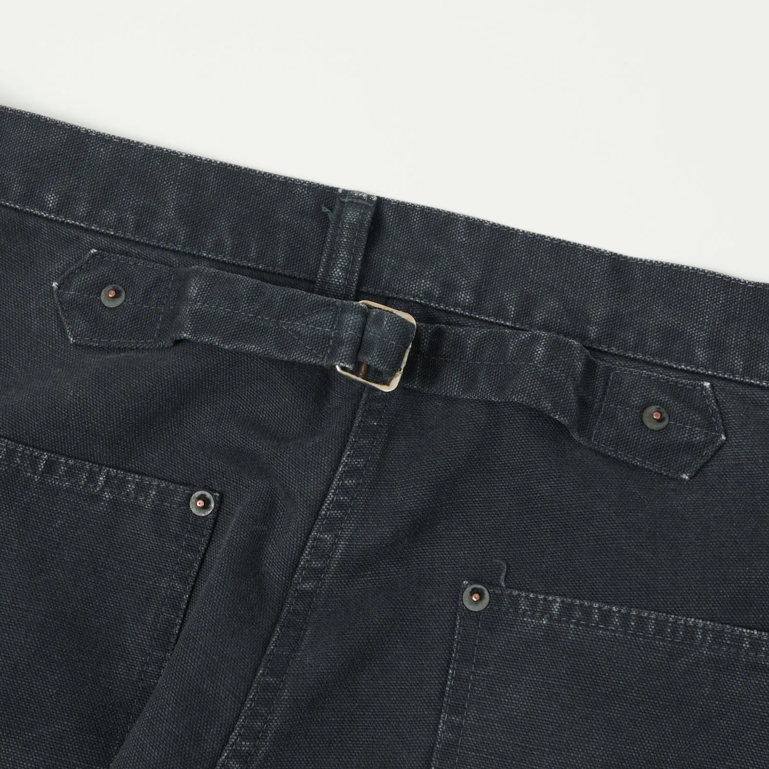Optimized English title with modifiers: Black Full Count 1129-5 Heavy Oxford Work Pants - Sulfur Dye, Durable and Sturdy