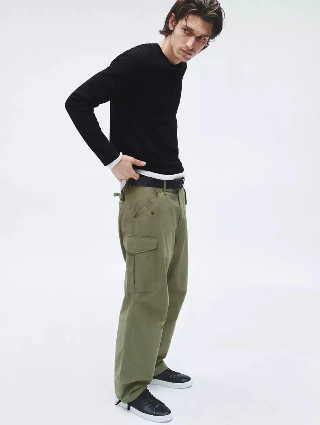 Harvey Crew Sweater - Black