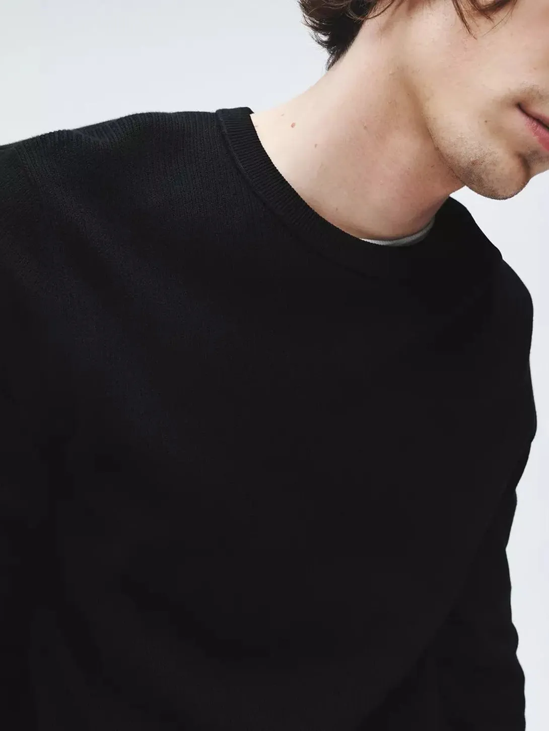 Harvey Crew Sweater - Black