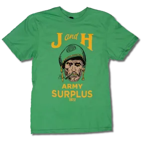 J&H Vintage Army Logo Tee