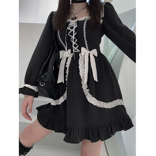 Japanese Black Lolita Dress