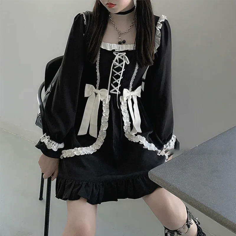 Japanese Black Lolita Dress