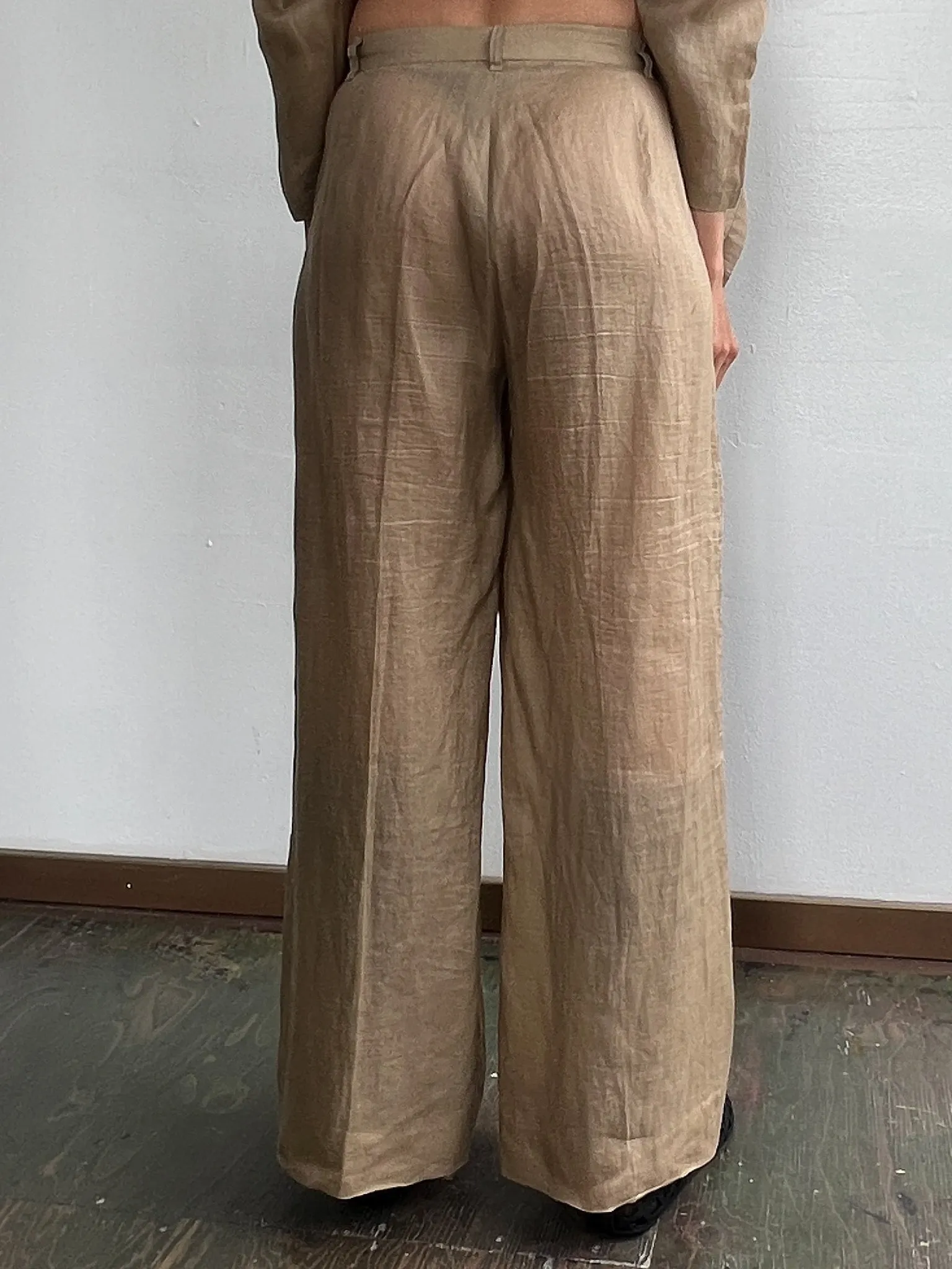 Jil Sander  Handkerchief Linen Pants  (L)