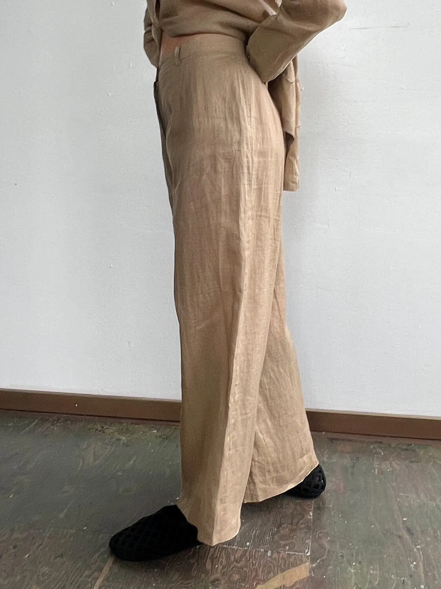Jil Sander  Handkerchief Linen Pants  (L)
