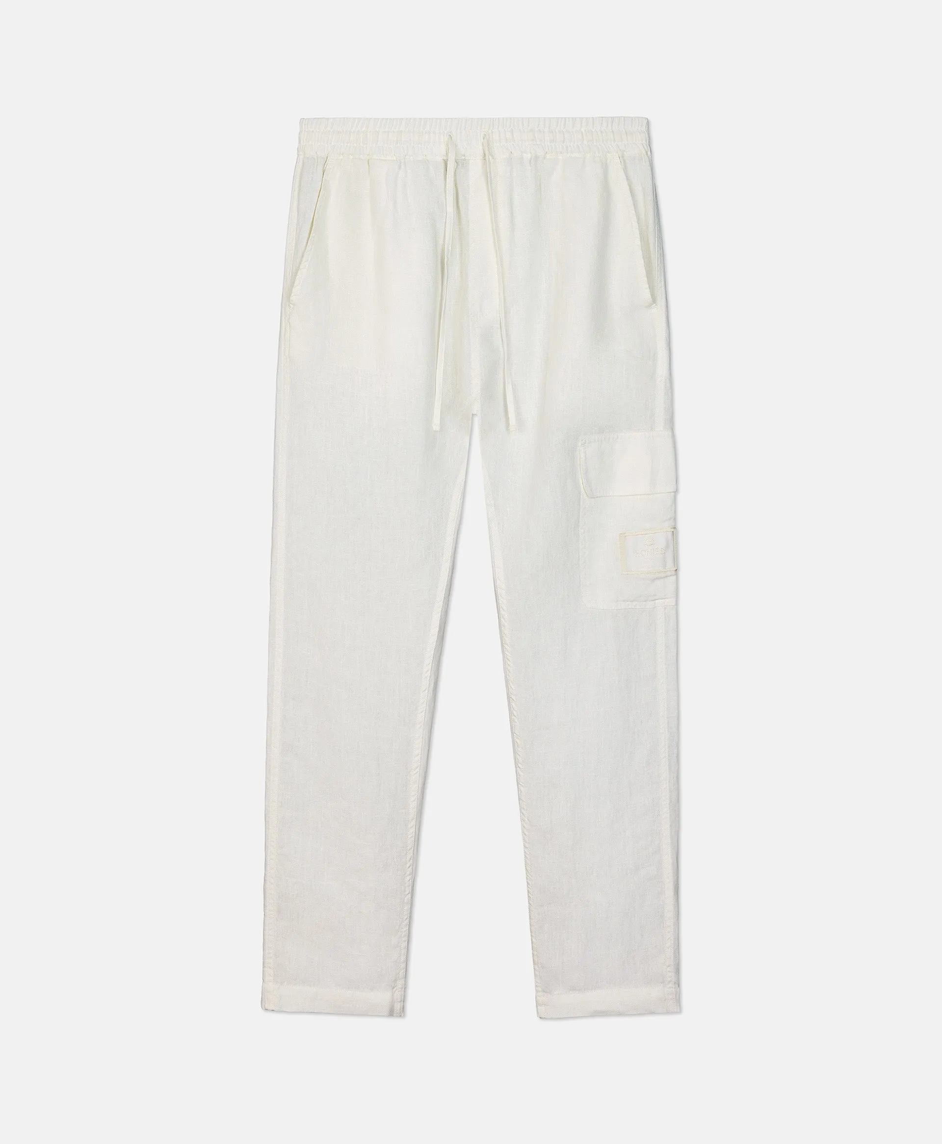 LINEN PANTS VINTAGE WHITE