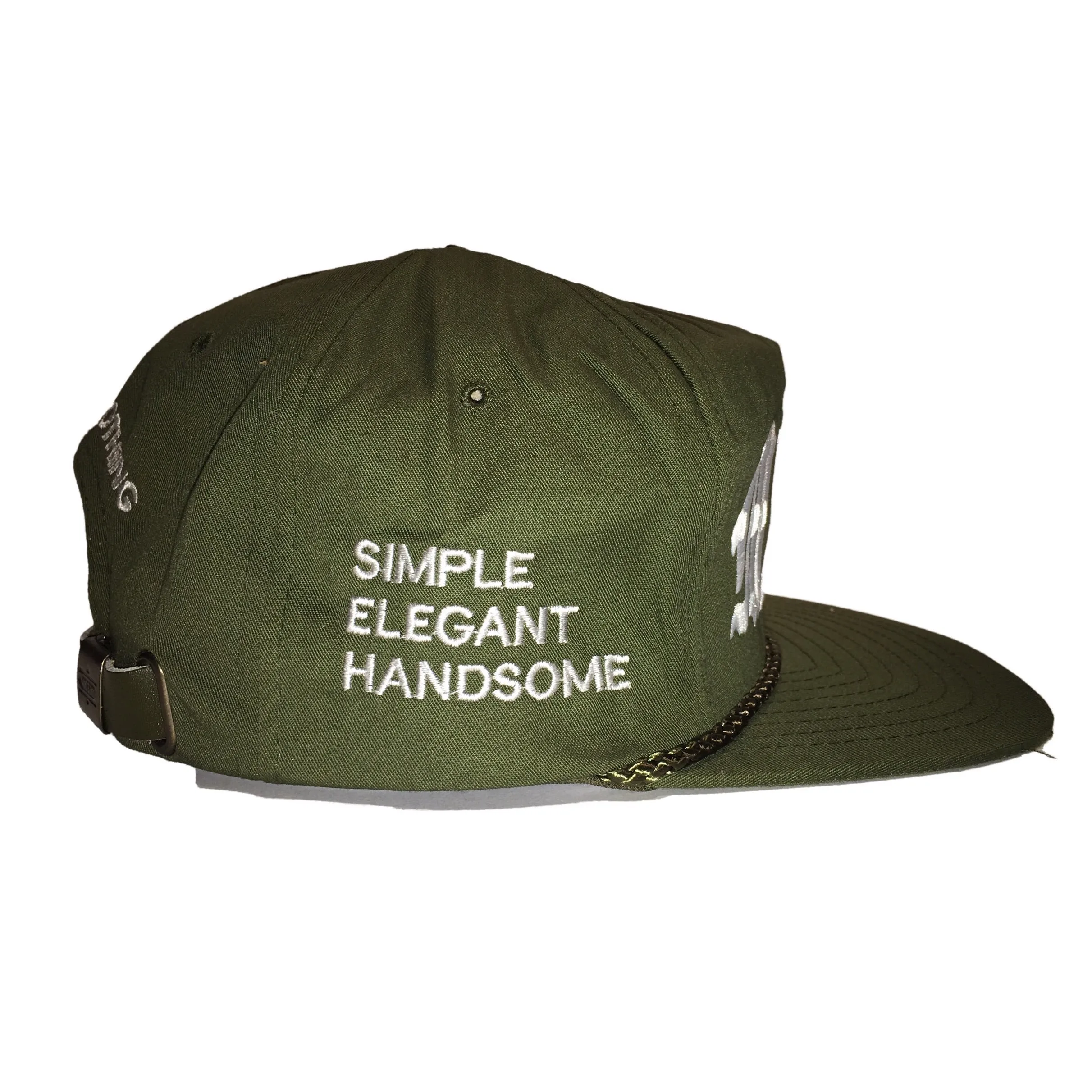 Mignon 'MIGN' Strap Back - Army Green