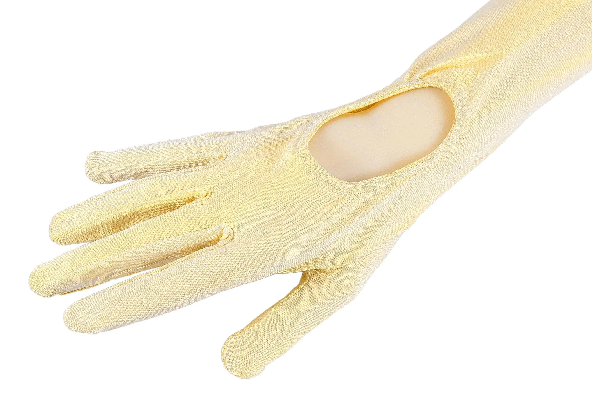 MIU MIU  Jersey Silk Full Arm Opera Gloves-