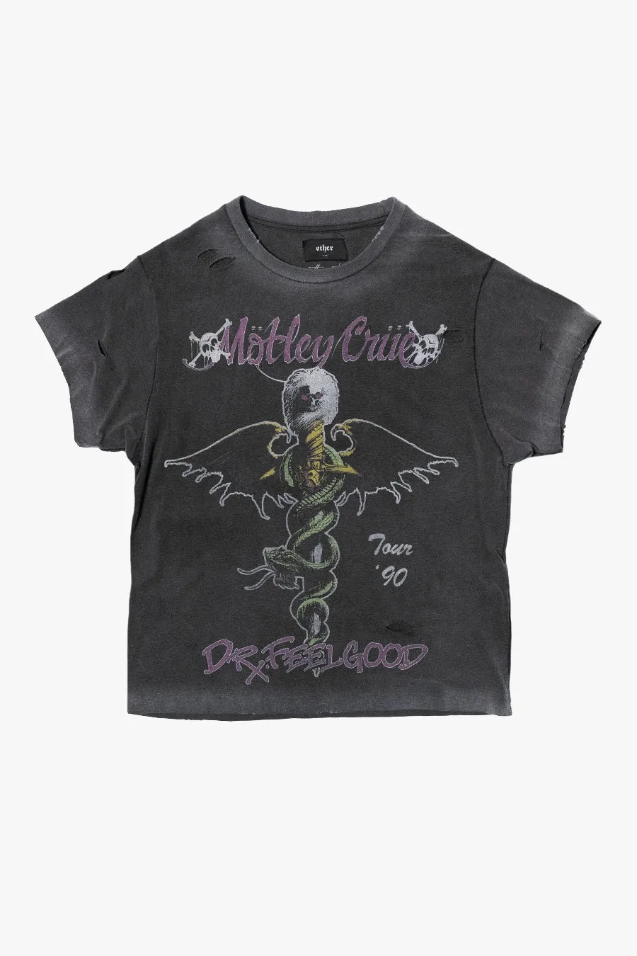 MOTLEY CRUE DR FEELGOOD 90 TOUR VINTAGE T-SHIRT