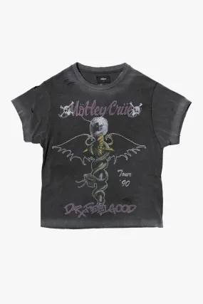 MOTLEY CRUE DR FEELGOOD 90 TOUR VINTAGE T-SHIRT