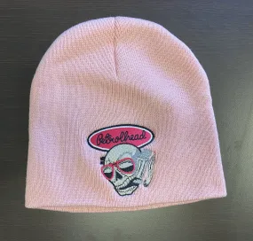 Petrolhead beanie pink - logo
