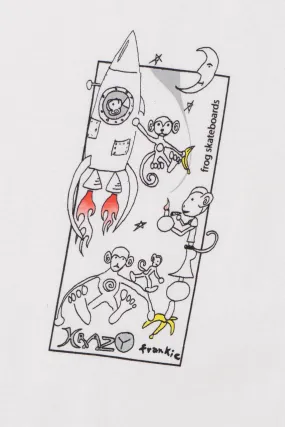 "Krazy Frankie" Space Monkey Frog Skateboards T-Shirt