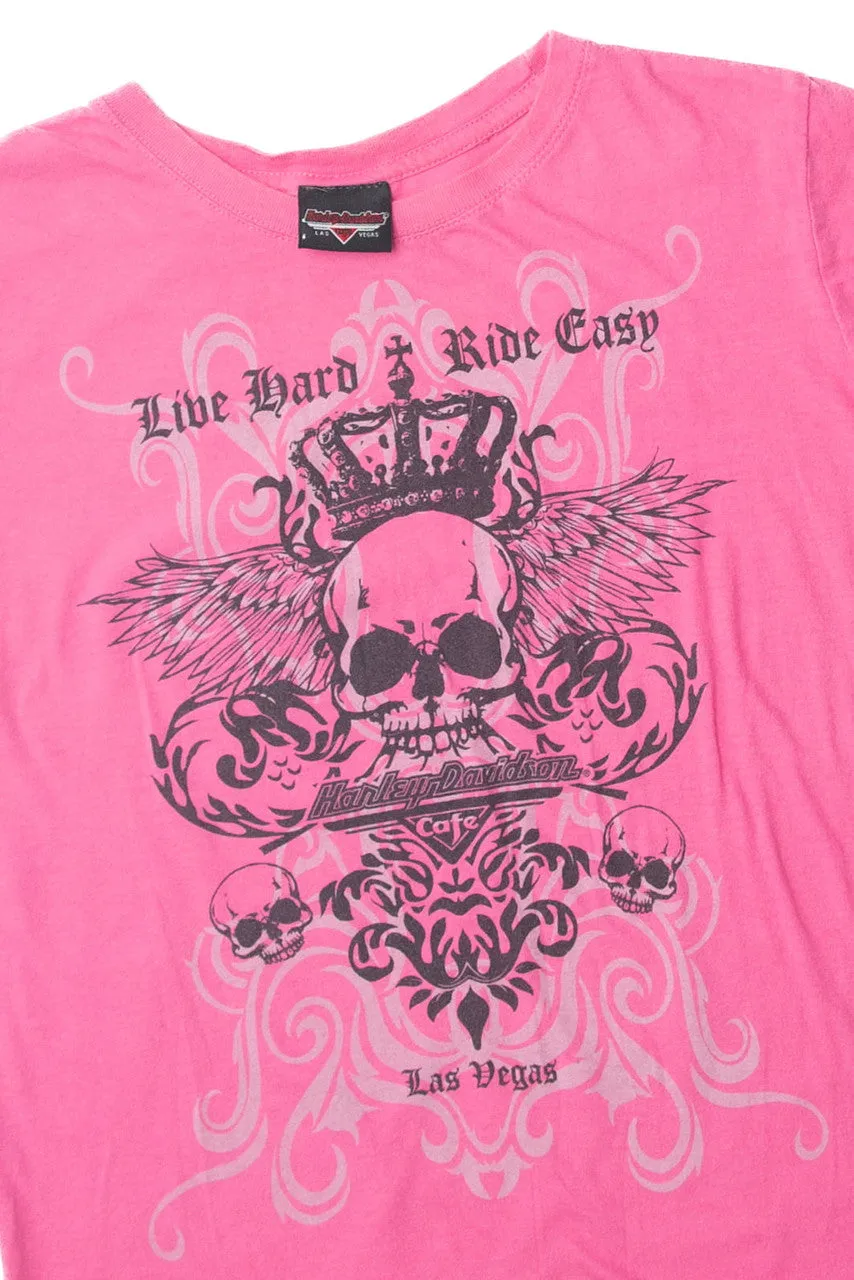 "Live Hard Ride Easy" Harley Davidson T-Shirt
