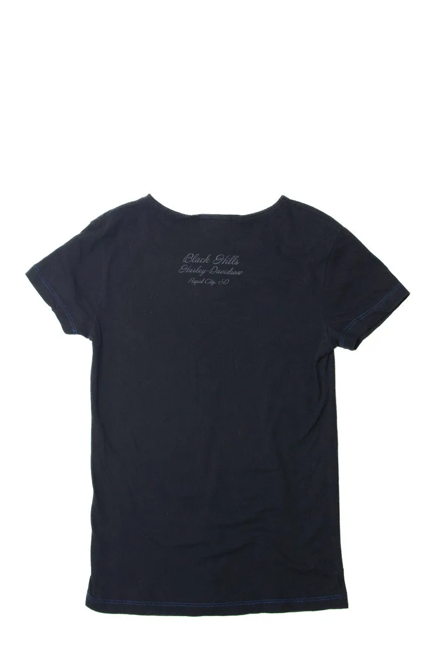 "Live To Ride Ride To Live" Harley Davidson T-Shirt (2010s)