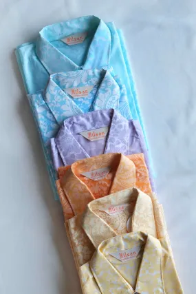 RILSAN See-Through Pastel Print 70's Shirt