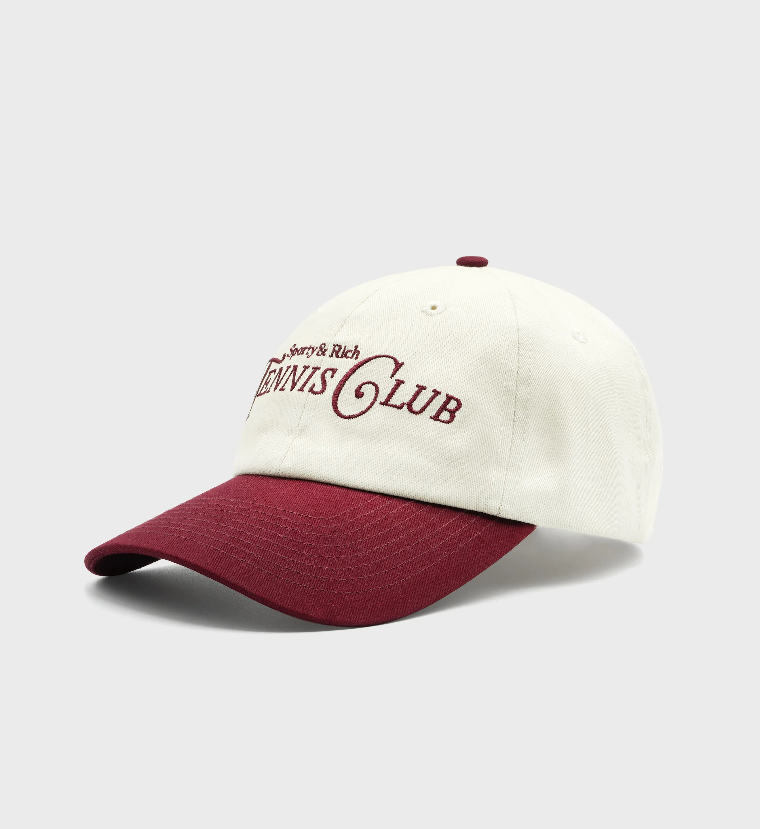 Off-White/Merlot Rizzoli Premium Tennis Hat